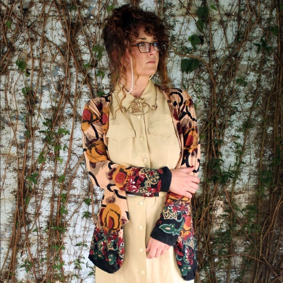 Cotton Earthtone Longsleeve Cardigan - Picture 4 of 4